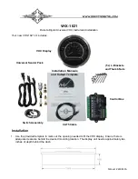 Предварительный просмотр 1 страницы Dakota Digital VHX-1021 Instrument Installation