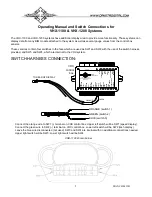 Dakota Digital VHX-1100 Operating Manual And Switch Connections предпросмотр