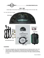 Preview for 1 page of Dakota Digital VHX-1200 Instrument Installation