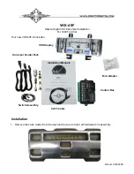 Предварительный просмотр 1 страницы Dakota Digital VHX-40F Instrument Installation