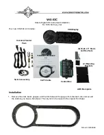 Предварительный просмотр 1 страницы Dakota Digital VHX-53C Instrument Installation