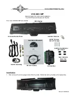 Предварительный просмотр 1 страницы Dakota Digital VHX-68C-IMP Instrument Installation