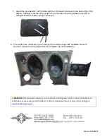 Preview for 4 page of Dakota Digital VHX-68C-VET Instrument Installation