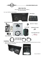 Предварительный просмотр 1 страницы Dakota Digital VHX-78C-VTA Instrument Installation
