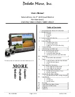 Dakota Micro DMAC-H9QC2 User Manual preview