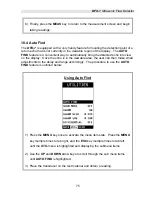 Preview for 76 page of DAKOTA ULTRASONICS DFX-7 Manual