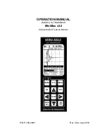 Предварительный просмотр 1 страницы DAKOTA ULTRASONICS MiniMax v2.0 Operation Manual