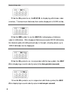 Предварительный просмотр 12 страницы DAKOTA ULTRASONICS MX-5 DL Operation Manual