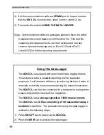 Предварительный просмотр 28 страницы DAKOTA ULTRASONICS MX-5 DL Operation Manual