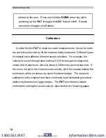 Предварительный просмотр 16 страницы DAKOTA ULTRASONICS PX-7 Operation Manual