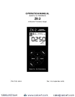 DAKOTA ULTRASONICS ZX-2 Operation Manual preview