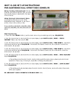 Предварительный просмотр 1 страницы Daktronics ALL-SPORT 5000 Setup Instructions