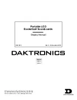 Предварительный просмотр 1 страницы Daktronics BB-114 Display Manual