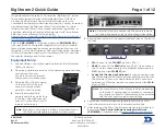 Daktronics Big Stream 2 Manual preview