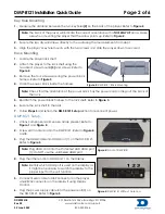 Preview for 2 page of Daktronics DMP-8121 Installation Quick Manual