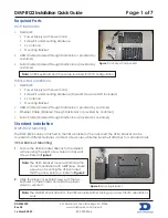 Daktronics DMP-8122 Installation Quick Manual preview