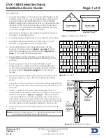 Предварительный просмотр 1 страницы Daktronics DVX-1830 Series Installation Quick Manual