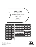 Preview for 1 page of Daktronics FB-2700 Series Installation Manual