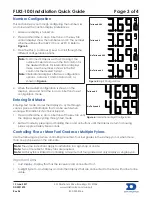 Предварительный просмотр 3 страницы Daktronics FLR3-100 Installation Quick Manual