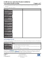 Preview for 6 page of Daktronics FLXR3 Installation Procedure