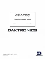 Daktronics Fuelight FL-4000 Series Installation & Operation Manual предпросмотр