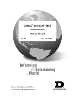 Предварительный просмотр 1 страницы Daktronics Galaxy AF-3155 Manual