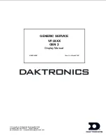 Preview for 1 page of Daktronics VF-23 Series Manual