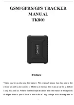 Preview for 1 page of Dakwit TK800 Manual