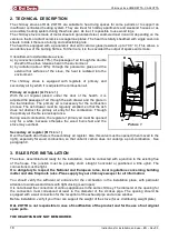 Preview for 18 page of Dal Zotto CARLOTTA Instructions For Installation, Use And Maintenance Manual