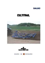 DALBO CULTITRAIL 500 Manual предпросмотр