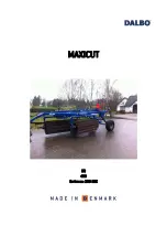 DALBO MAXICUT 260 Series Manual preview