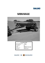 DALBO MINIMAX 450 User Instructions предпросмотр