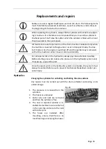 Предварительный просмотр 33 страницы DALBO MINIMAX 450 User Instructions