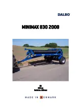 Предварительный просмотр 1 страницы DALBO MINIMAX 830 2008 Manual