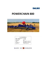 DALBO POWERCHAIN 800 User Instructions предпросмотр