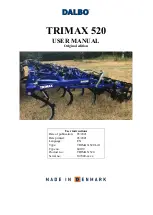 DALBO TRIMAX 520 User Manual предпросмотр