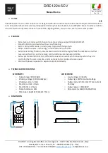 Предварительный просмотр 1 страницы DALCNET DRC1224-5CV Manual