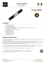 DALCNET LINE 5CV CASAMBI Manual preview