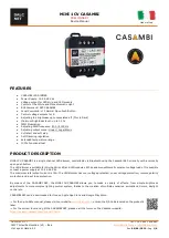 DALCNET MINI 1CV CASAMBI Device Manual preview