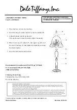 Dale Tiffany 10056/604 Assembly Instructions preview