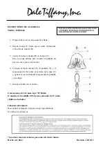 Preview for 2 page of Dale Tiffany 10056/604 Assembly Instructions