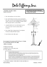 Предварительный просмотр 1 страницы Dale Tiffany 2721/739 Assembly Instructions