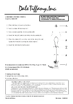 Dale Tiffany GB11259 Assembly Instructions preview
