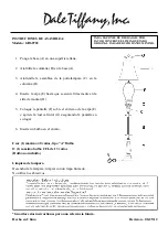 Preview for 2 page of Dale Tiffany GB60765 Assembly Instructions