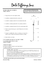 Предварительный просмотр 2 страницы Dale Tiffany GF11257 Assembly Instructions