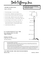 Предварительный просмотр 1 страницы Dale Tiffany GF12144 Assembly Instructions