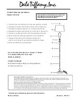 Предварительный просмотр 2 страницы Dale Tiffany GF12144 Assembly Instructions