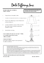 Preview for 2 page of Dale Tiffany GT10227 Assembly Instructions