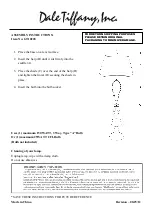 Preview for 1 page of Dale Tiffany GT10228 Assembly Instructions