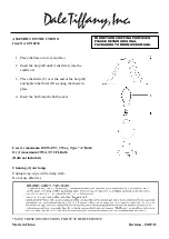 Предварительный просмотр 1 страницы Dale Tiffany GT10234 Assembly Instructions